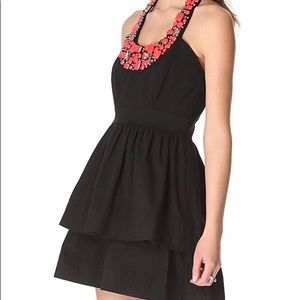 Shoshanna Beaded Allegra Black Dress NWT Size 4